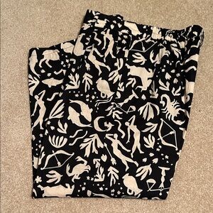 Princess Highway Black and Cream Zodiac Pants.